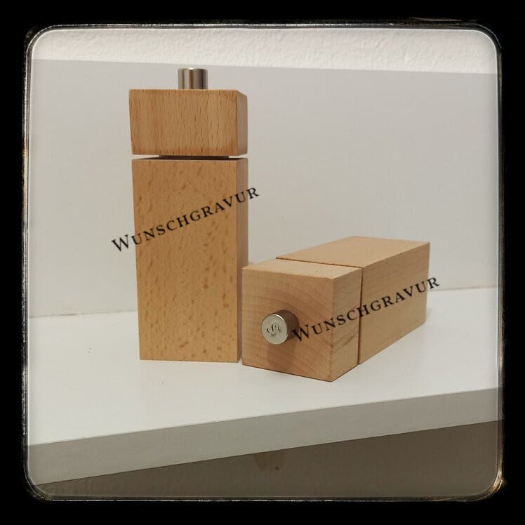 OFFSCH Holz Tray Für Salz Und Pfeffermühlen Stabiler Untersetzer Für Gewürzmühlen Rutschfester Langlebig Und Pflegeleicht Innendurchmesser